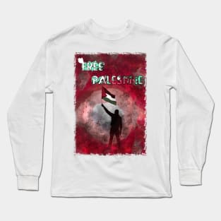 Free Palestine Flag P5 Long Sleeve T-Shirt